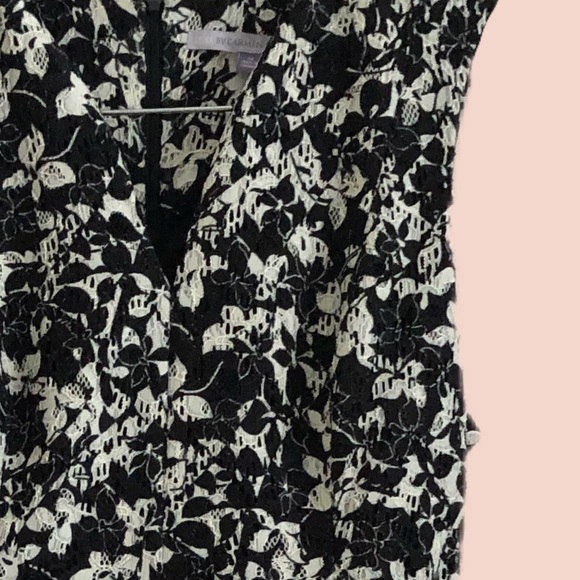 LUXE by CARMEN MARC VALVO Lace Floral Dress - Picture 5 of 16